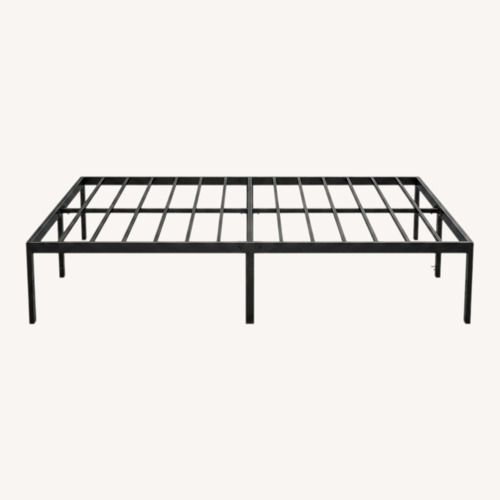 Used Black Metal Queen Bed for sale on AptDeco