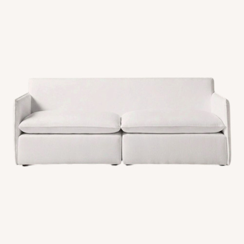 Used CB2 Lumin Light Gray Fabric 3+ Seater Sofa for sale on AptDeco