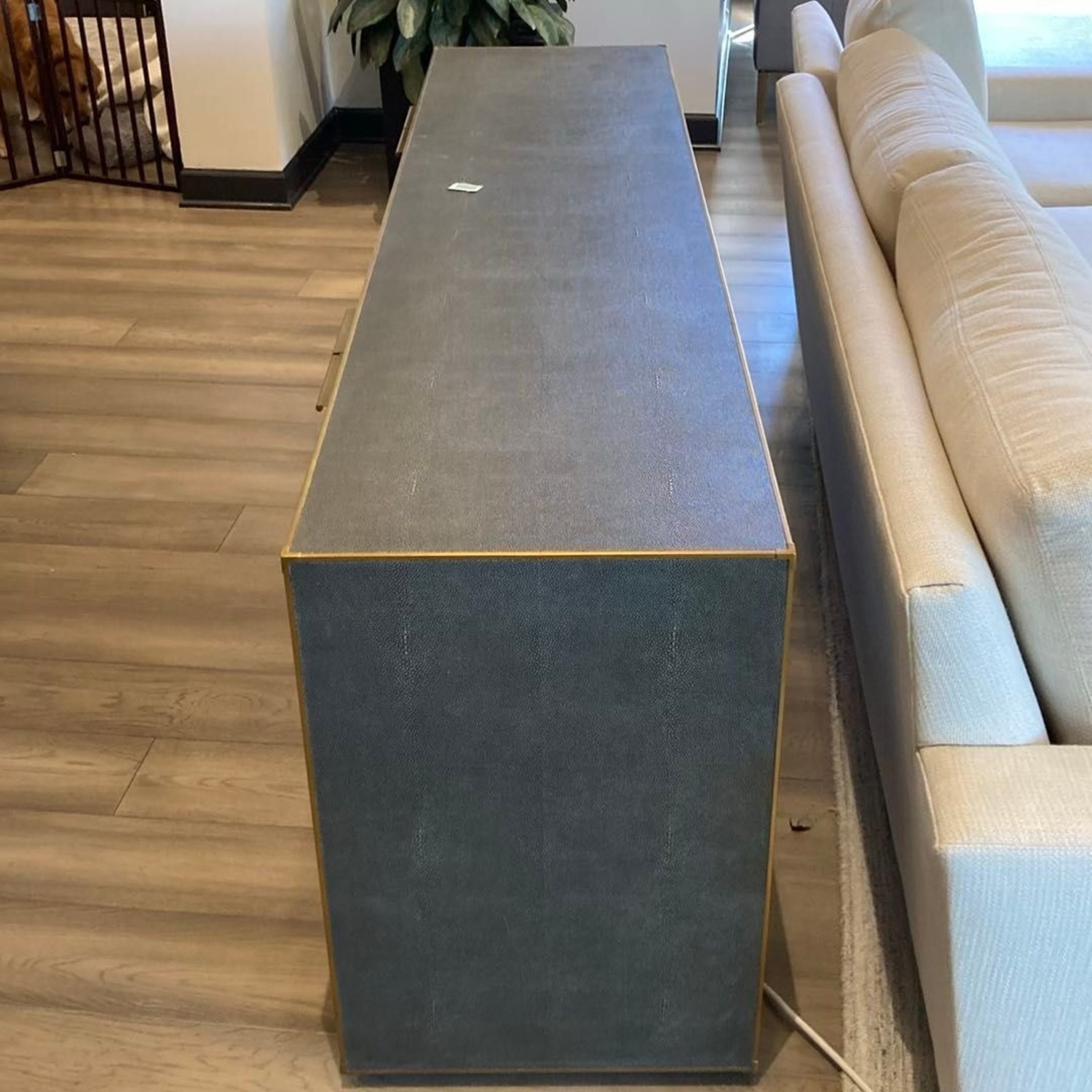 Restoration Hardware Saunderson Shagreen Sideboard - image-9