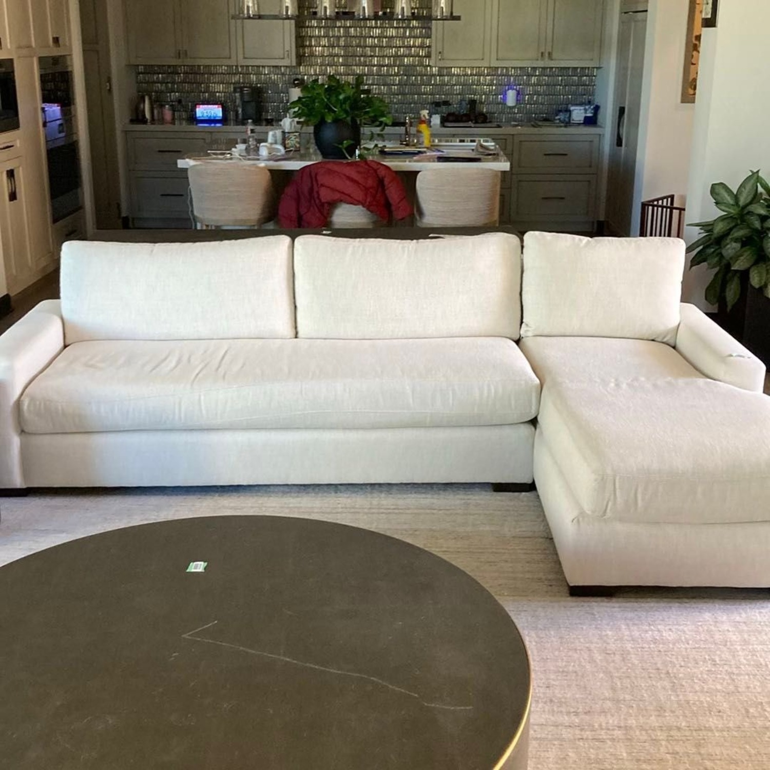 Restoration Hardware Maxwell Beige Sectional Sofa - image-6