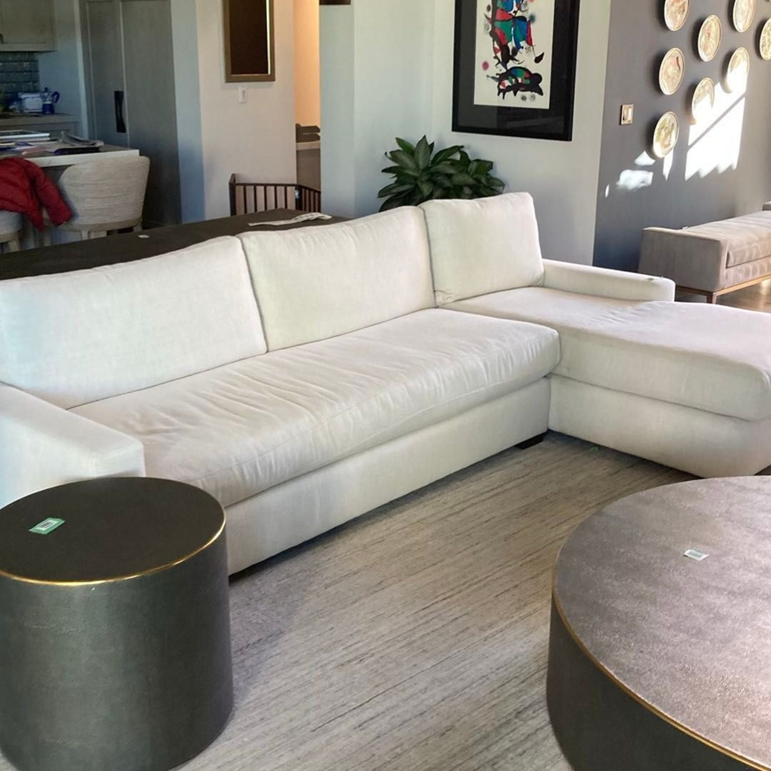 Restoration Hardware Maxwell Beige Sectional Sofa - image-5