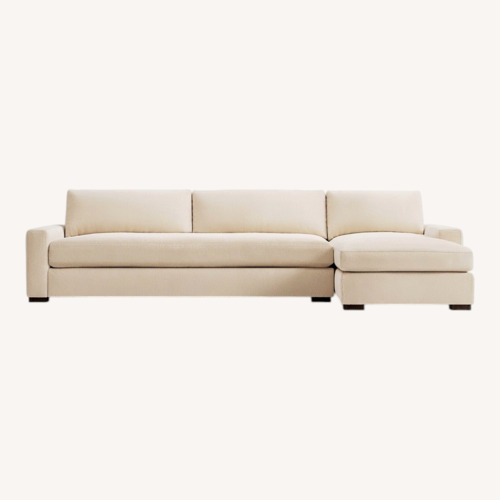 Used Restoration Hardware Maxwell Beige Sectional Sofa for sale on AptDeco