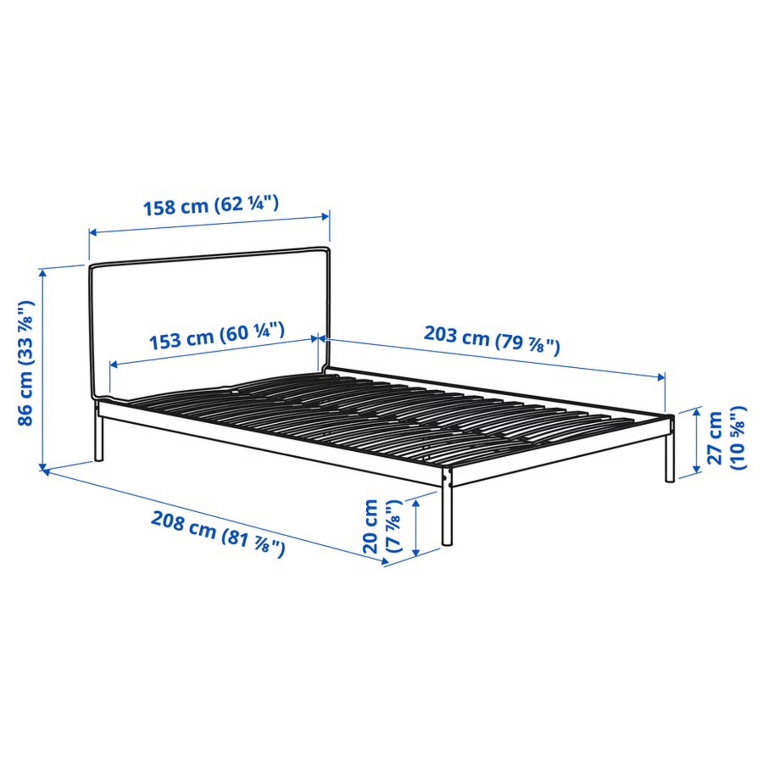 IKEA KLEPPSTAD Bed Frame - image-2