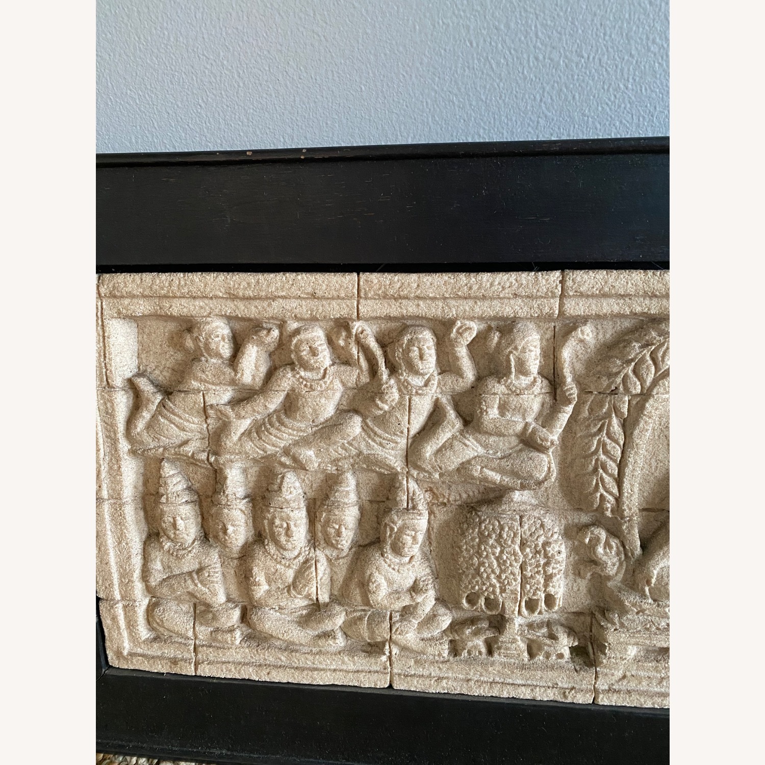 Natural Stone Wall Art Buddha Relief Sculpture - image-2
