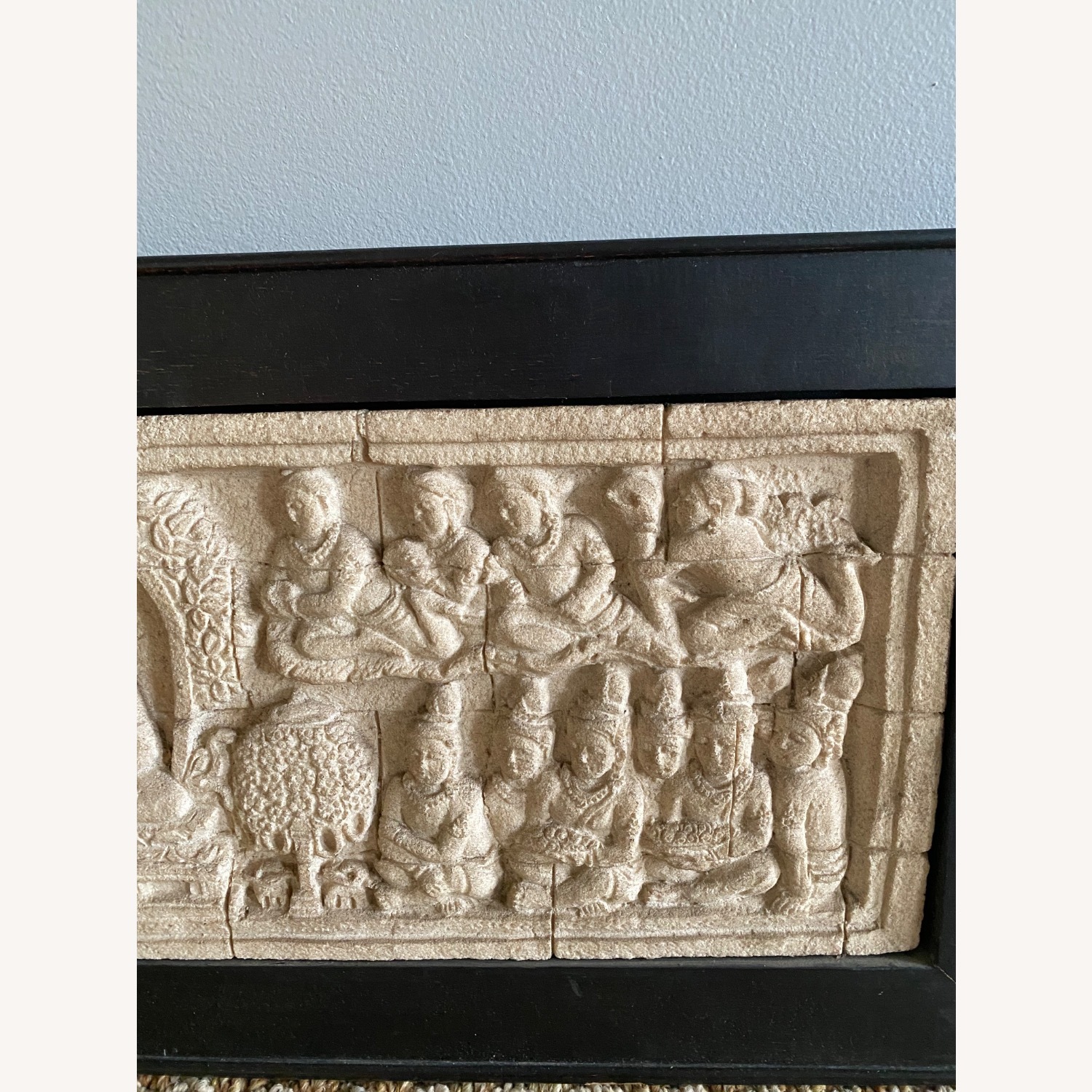 Natural Stone Wall Art Buddha Relief Sculpture - image-4