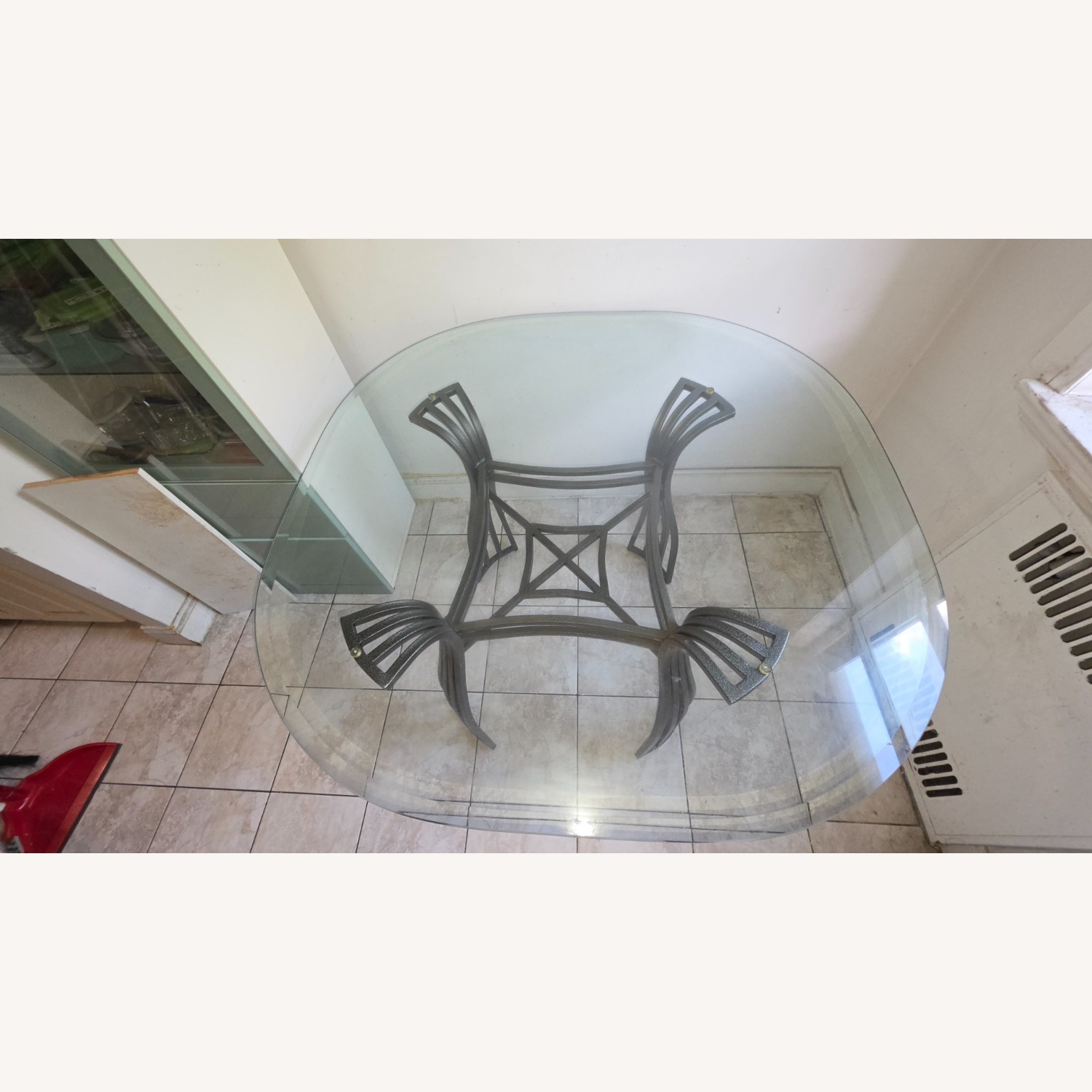 5-Piece Glass Dining Table Set - image-5