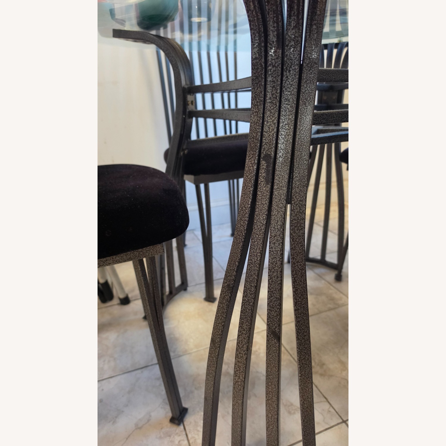 5-Piece Glass Dining Table Set - image-14