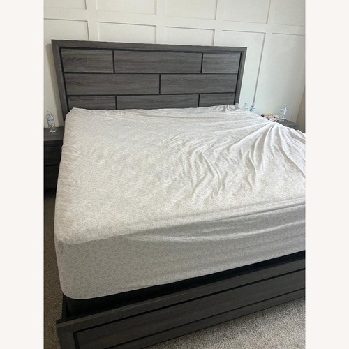 Used Finley King Size Bed Frame for sale on AptDeco