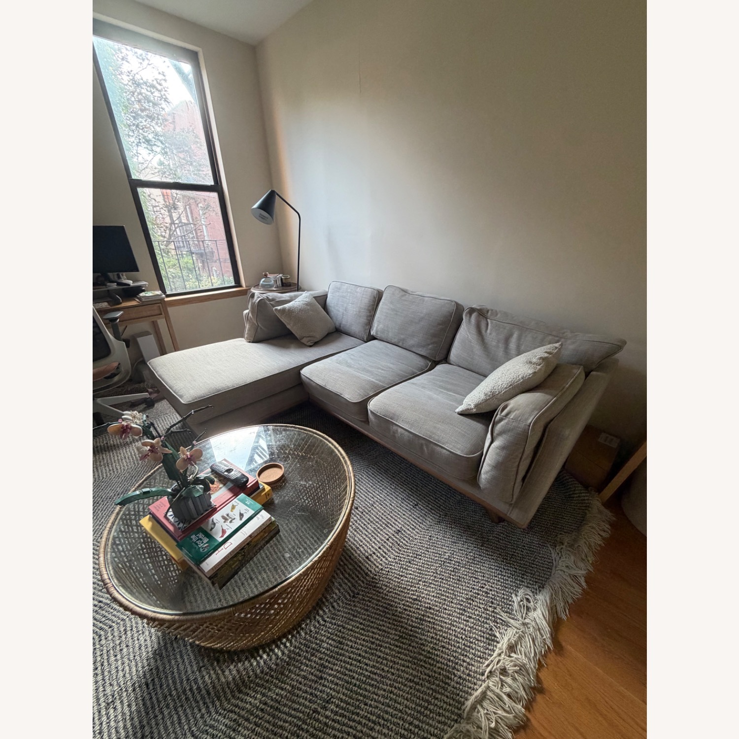 Article Timber Rain Cloud Gray Left Sectional - image-2