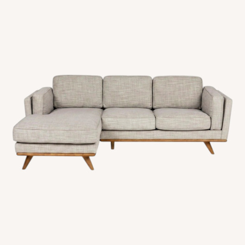 Used Article Timber Rain Cloud Gray Left Sectional for sale on AptDeco
