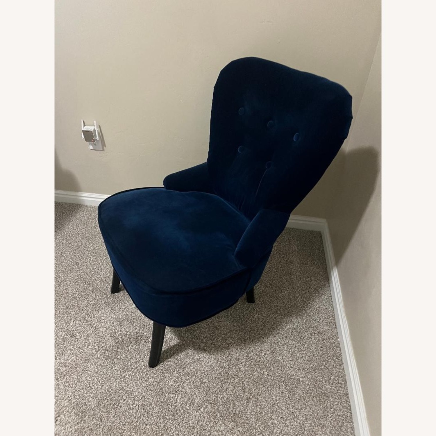 IKEA REMSTA Blue Armchair - image-2