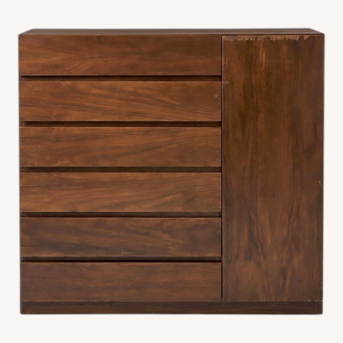 Used Vintage/Antique Dark Brown Wood Dresser for sale on AptDeco