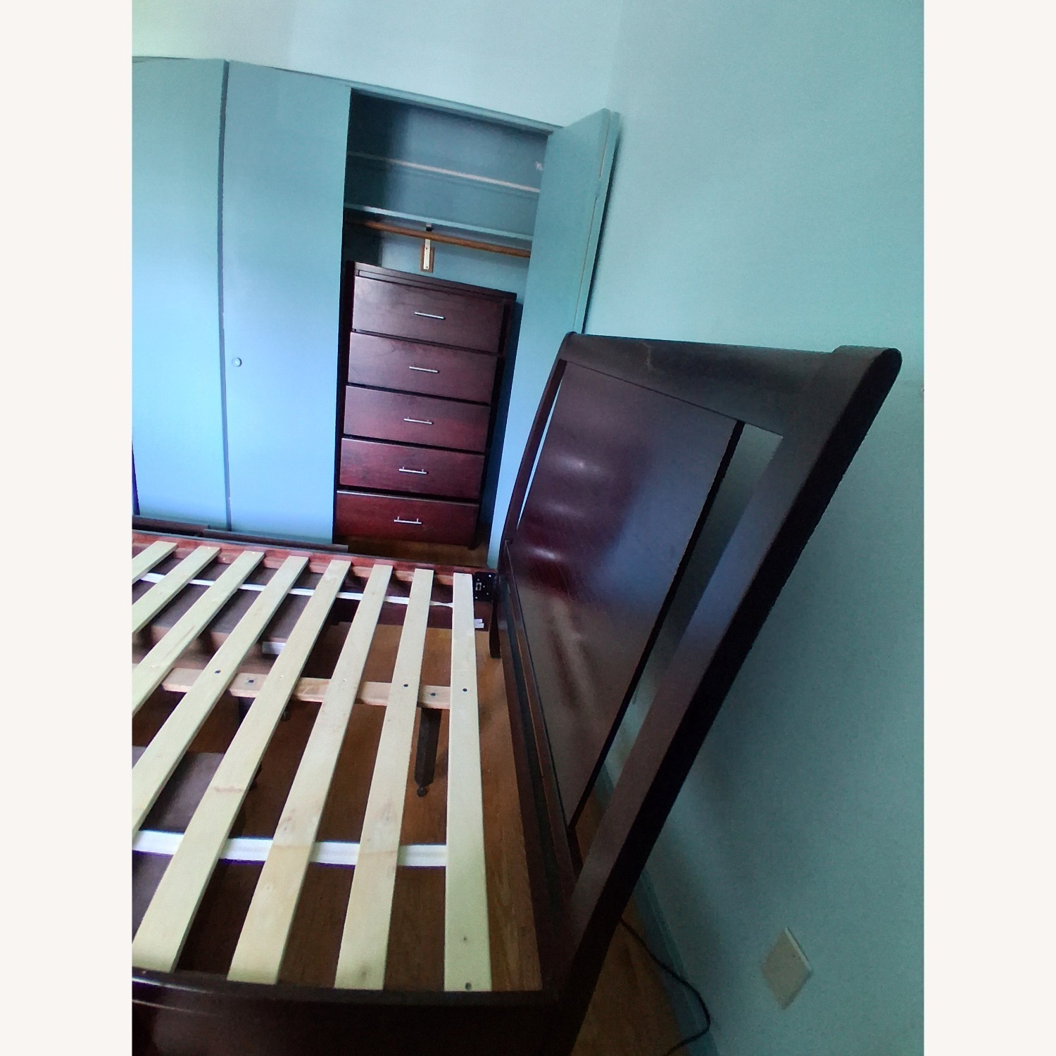 Nevis Storage Bed Queen Size 4 Drawers Espresso - image-1