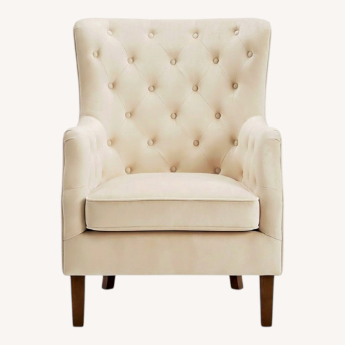 Used Home Decorator's Collection White Accent Chair for sale on AptDeco
