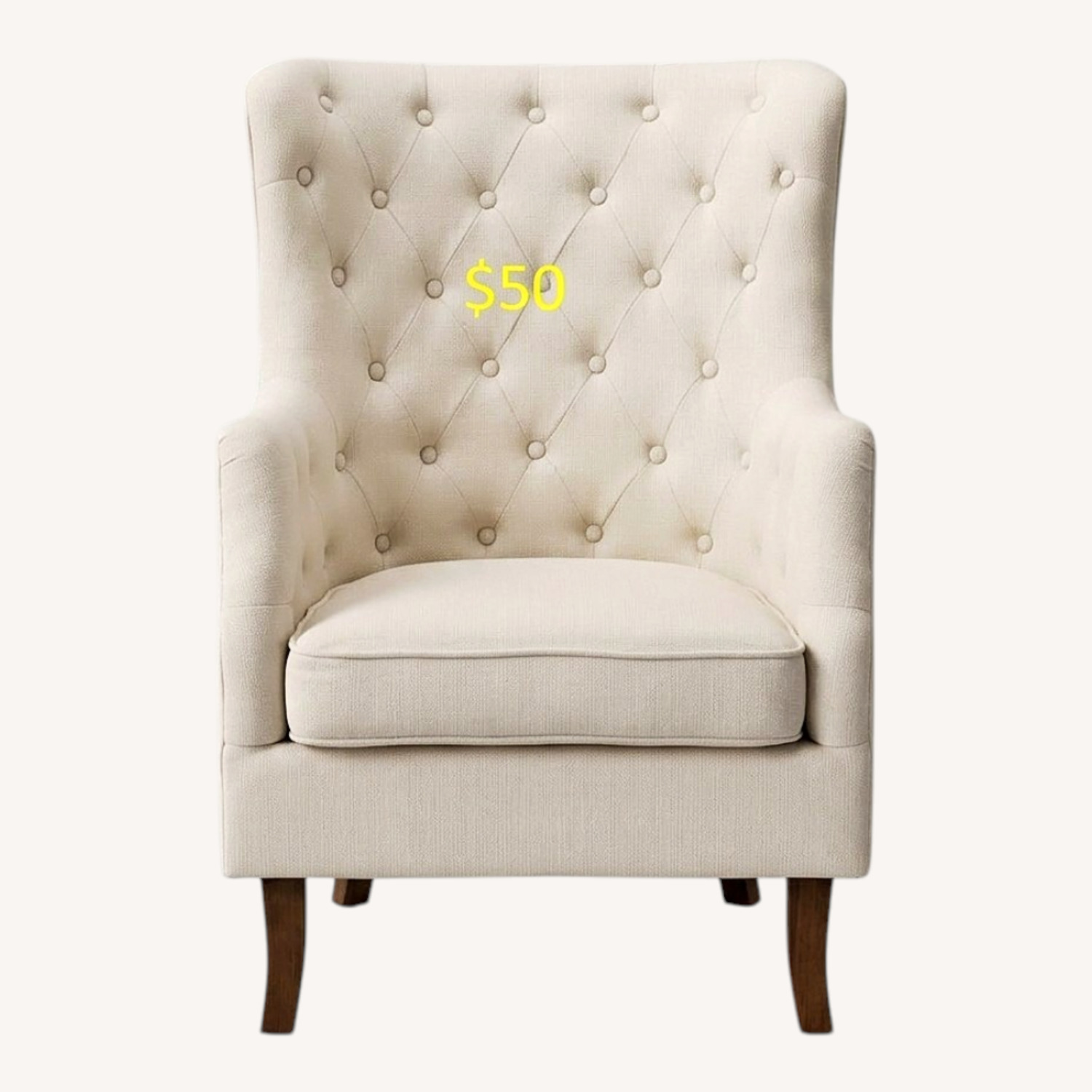 Home Decorator's Collection White Accent Chair - image-4