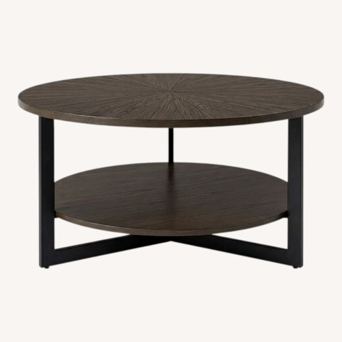 Used Ashley Furniture Black Wood Coffee Table for sale on AptDeco