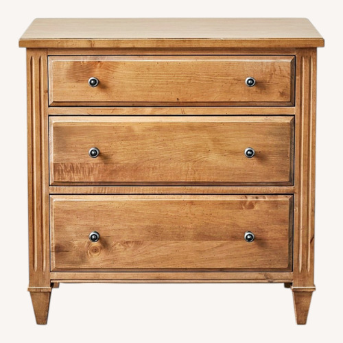 Used Ethan Allen Wyatt Light Brown Wood Nightstand for sale on AptDeco