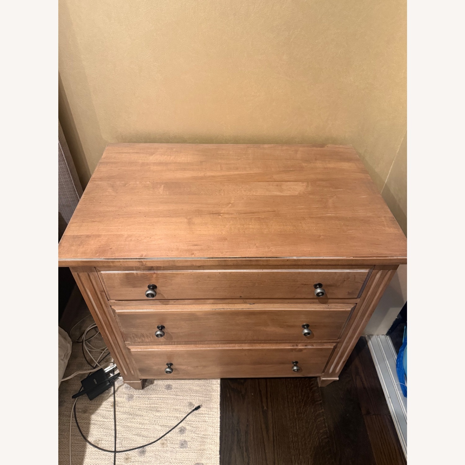 Ethan Allen Wyatt Light Brown Wood Nightstand - image-2