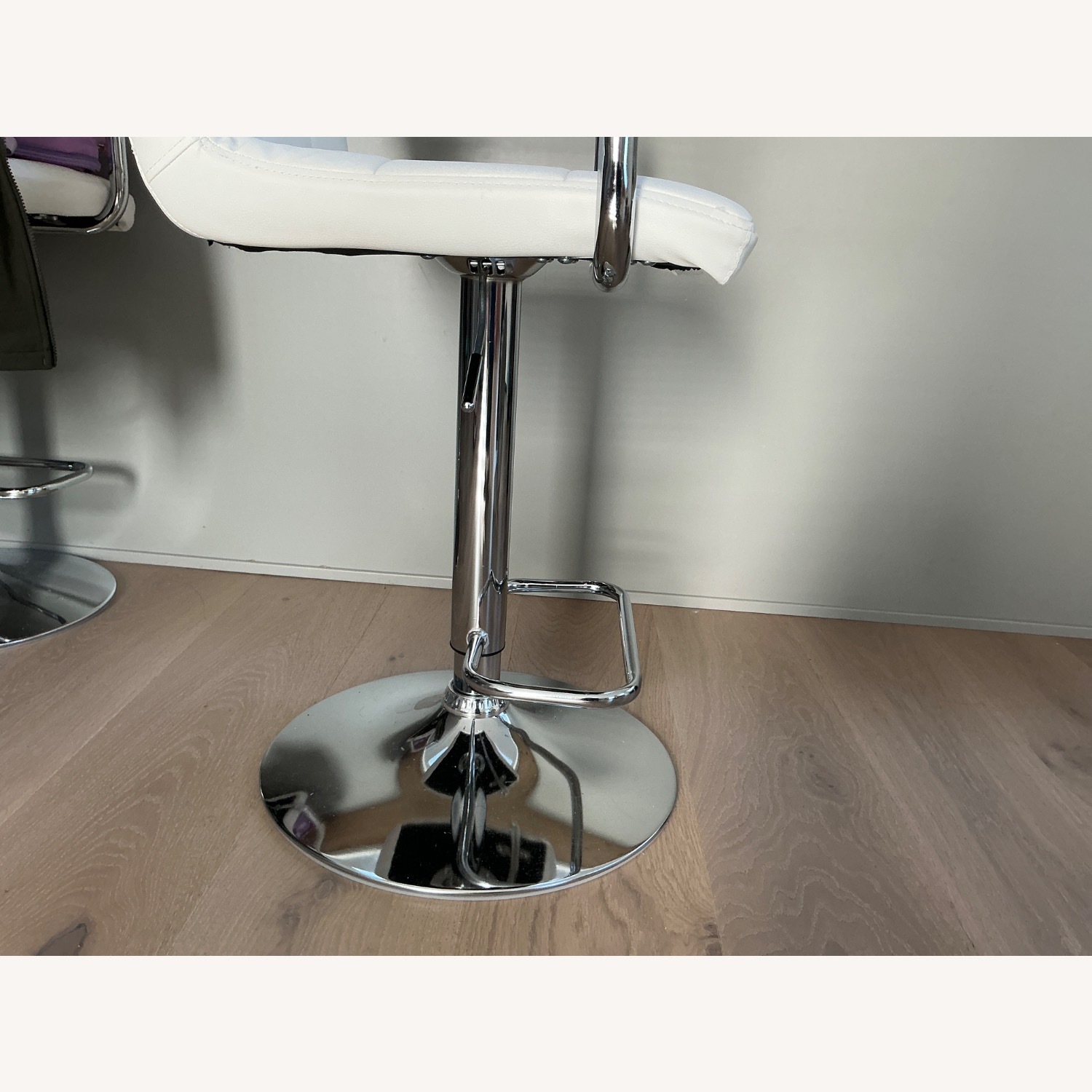 Coaster Fine Furniture White Leather Armchair - image-4