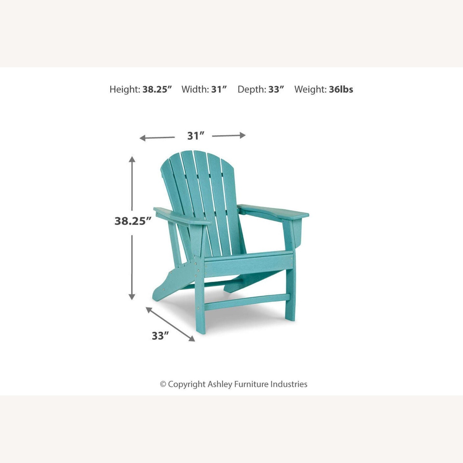 Ashley Furniture Sundown Treasure Adirondack Armchair - image-4