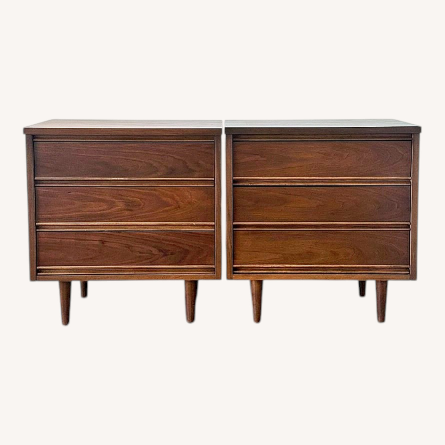 A Pair of Mid Century Modern Nightstands - image-8