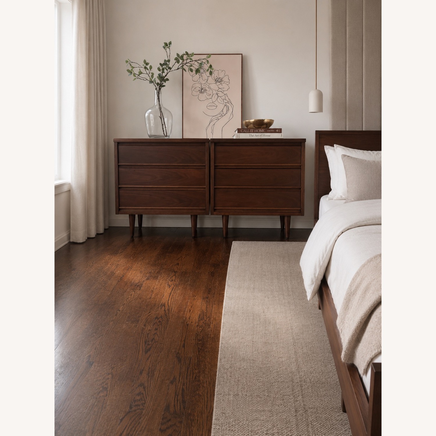 A Pair of Mid Century Modern Nightstands - image-6