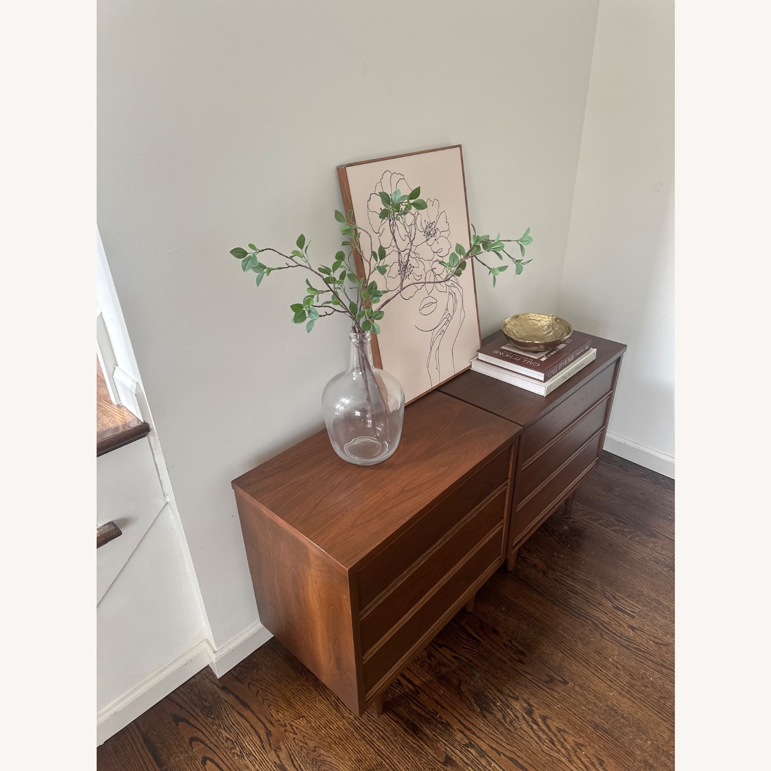 A Pair of Mid Century Modern Nightstands - image-1