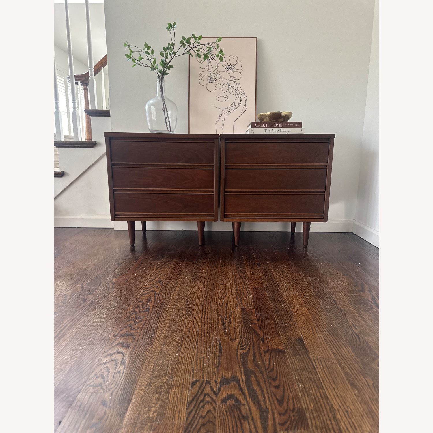 A Pair of Mid Century Modern Nightstands - image-7