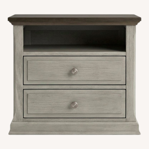 Used Light Brown Wood Side Table for sale on AptDeco