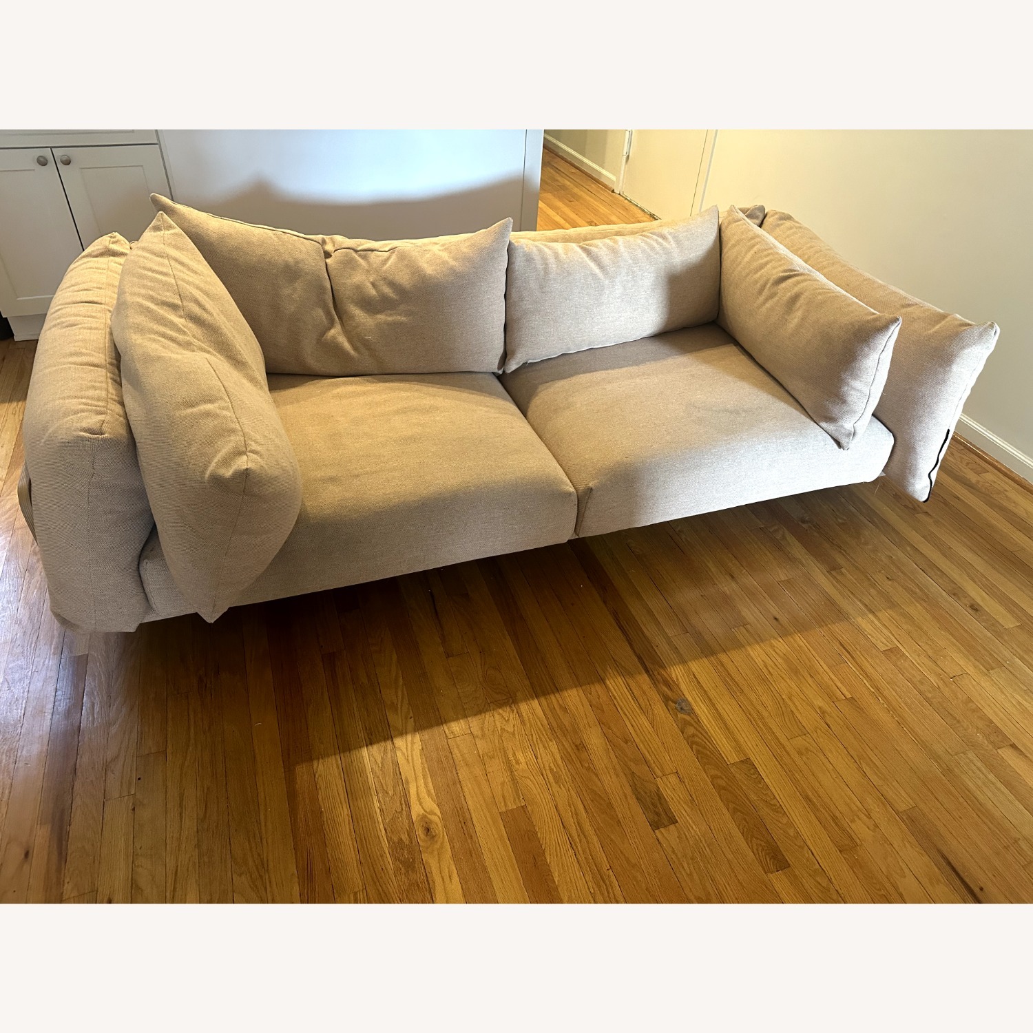 Design Within Reach Kapsel Pink 3+ Seater Sofa - image-4