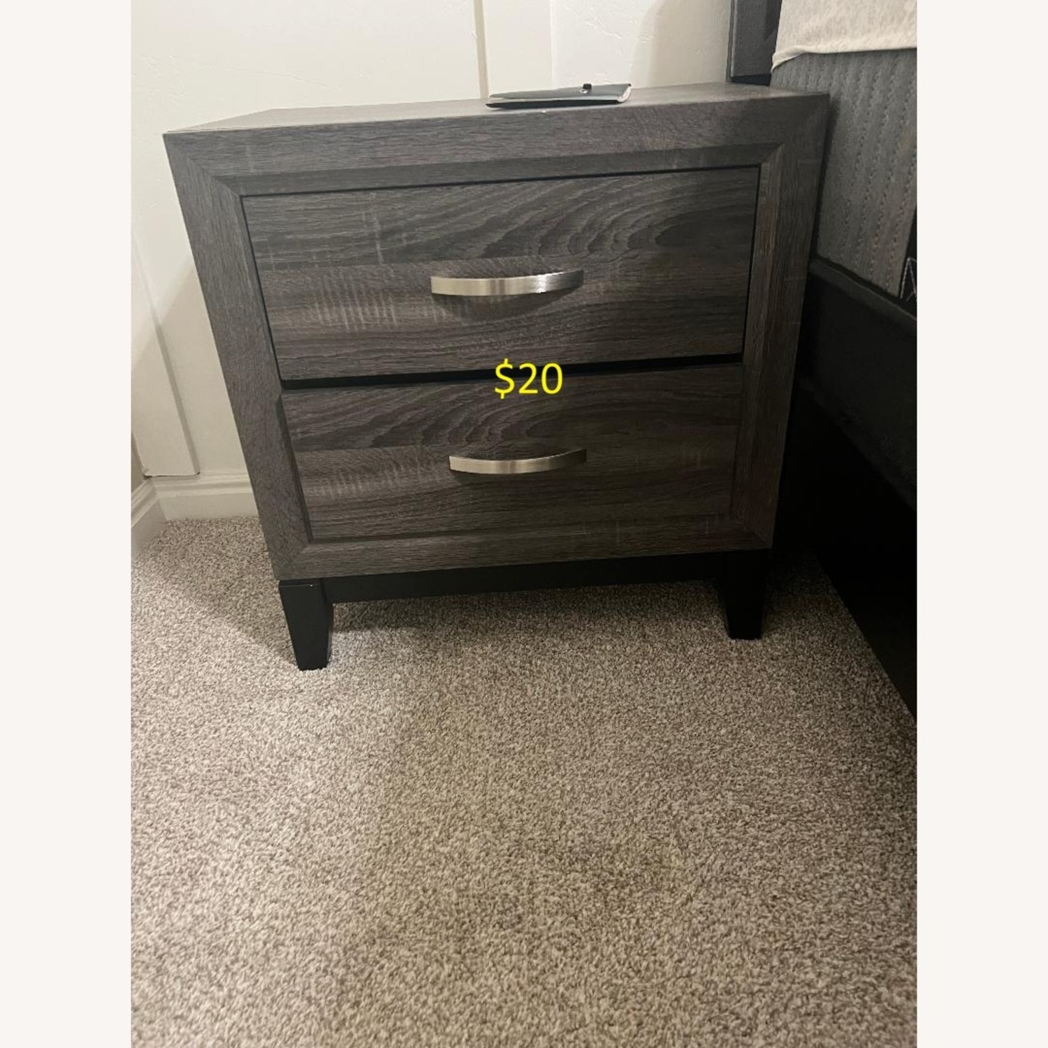 Living Spaces Dark Brown Chest - image-2