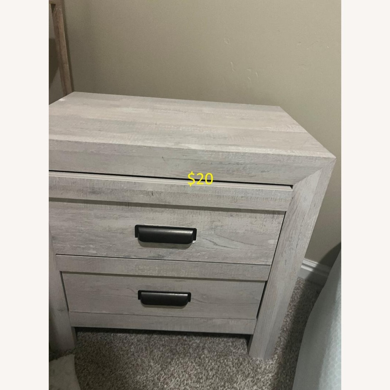 Living Spaces Dark Brown Chest - image-1