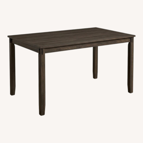 Used Living Spaces Light Gray Dining Table for sale on AptDeco
