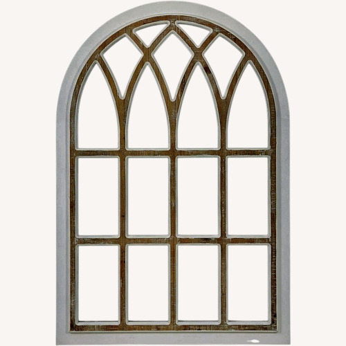 Used Bed Bath & Beyond White Wall Mirror for sale on AptDeco
