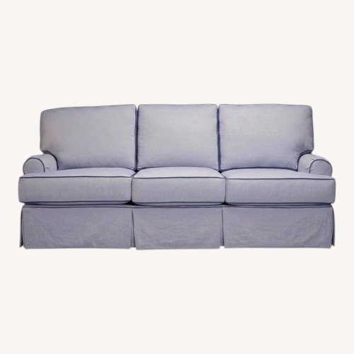 Used Lee Industries Blue Fabric Sleeper Sofa for sale on AptDeco