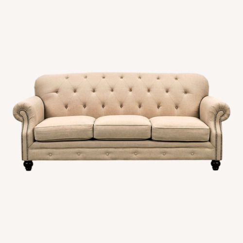 Used Kieran Traditional Roll-Arm Sofa Natural for sale on AptDeco