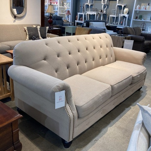 Used Kieran Traditional Roll-Arm Sofa Natural for sale on AptDeco