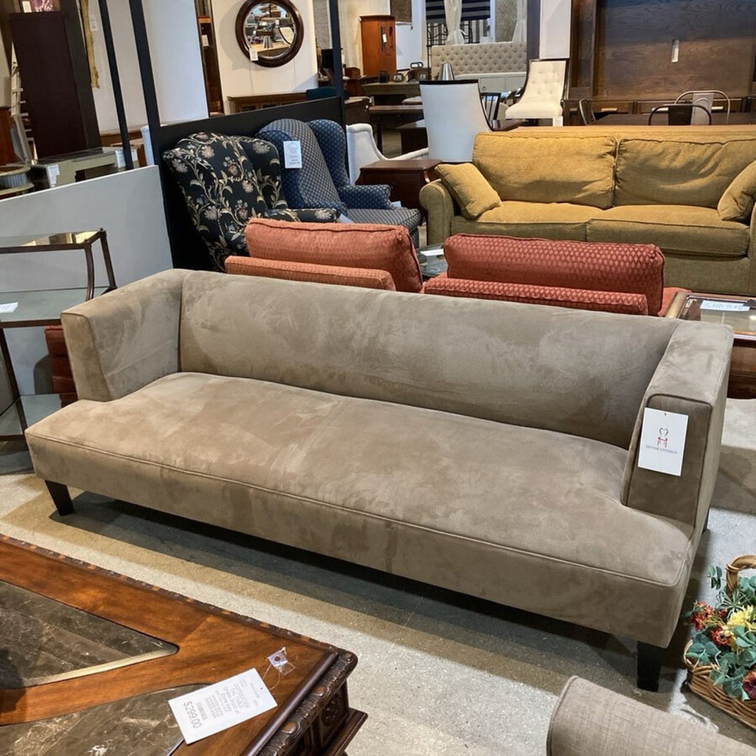 Room & Board Metro Style Bench Cushion Sofa - image-4