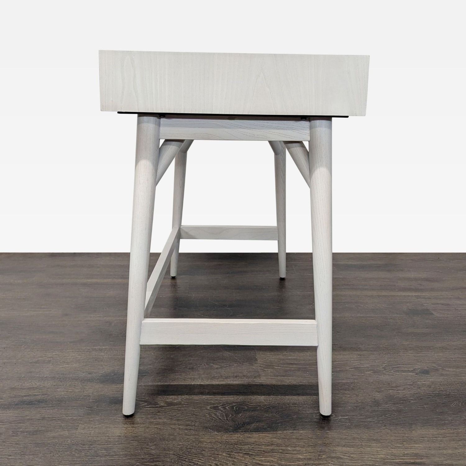 West Elm Mid-Century Modern Desk with Drawer - image-5