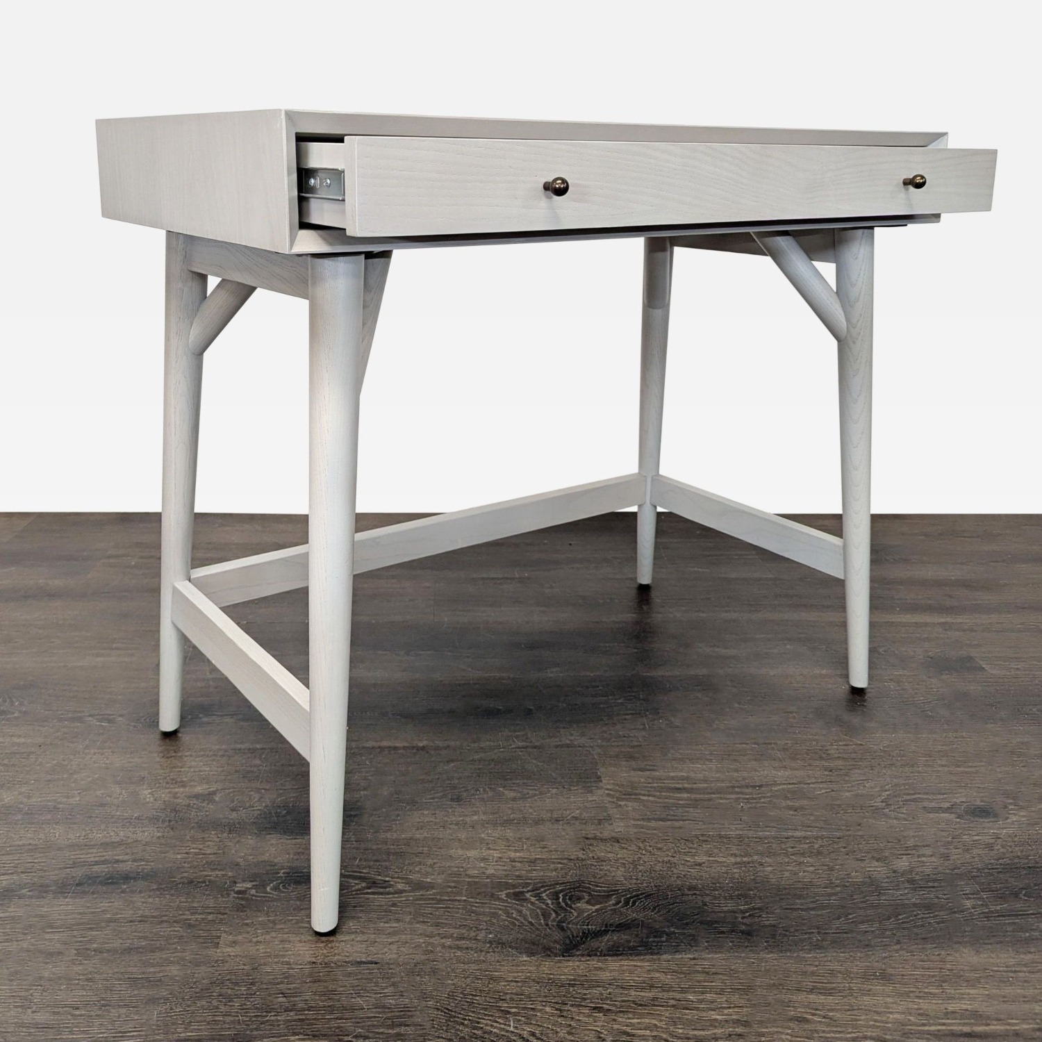 West Elm Mid-Century Modern Desk with Drawer - image-6