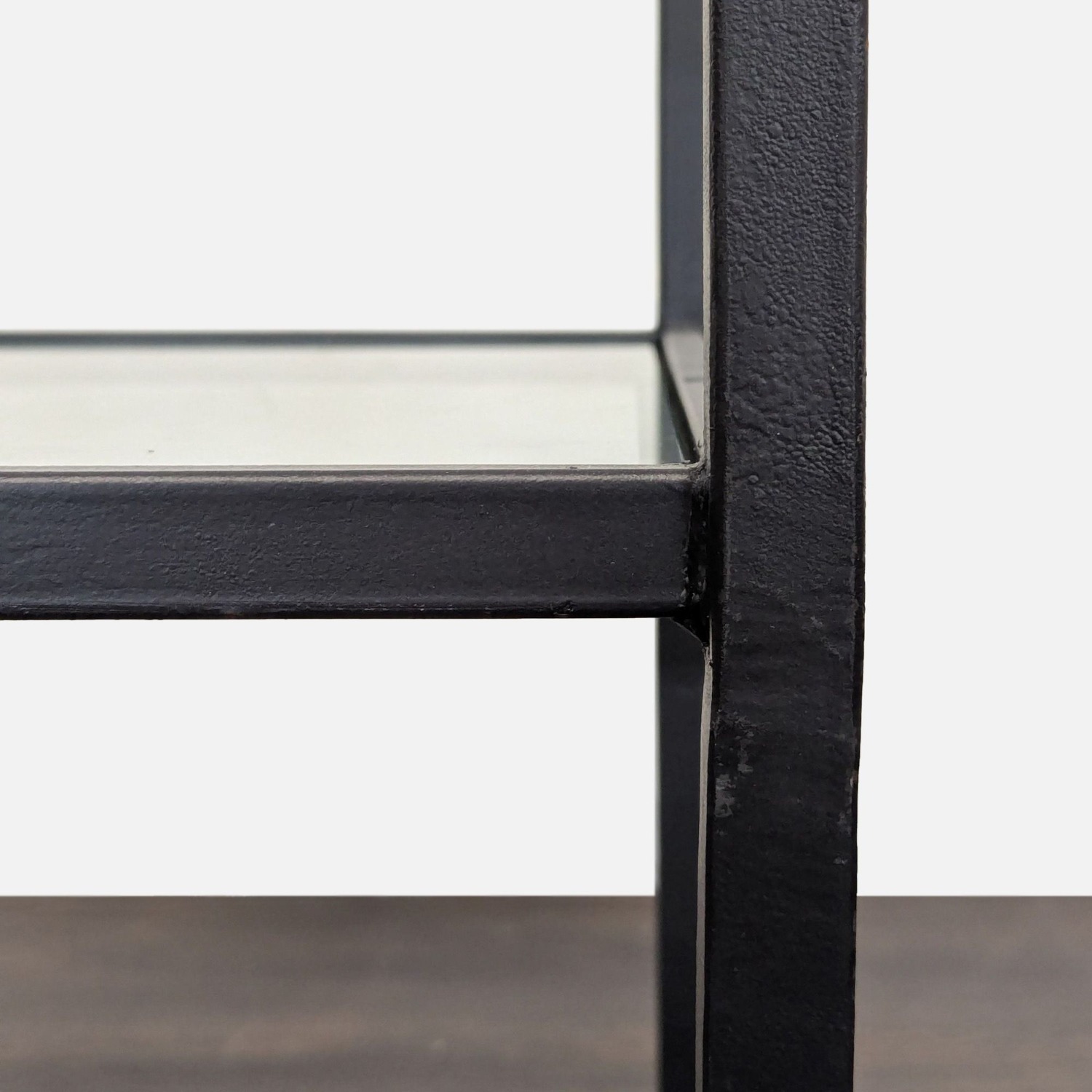 Pair of Metal and Glass Nesting Tables	 - image-5