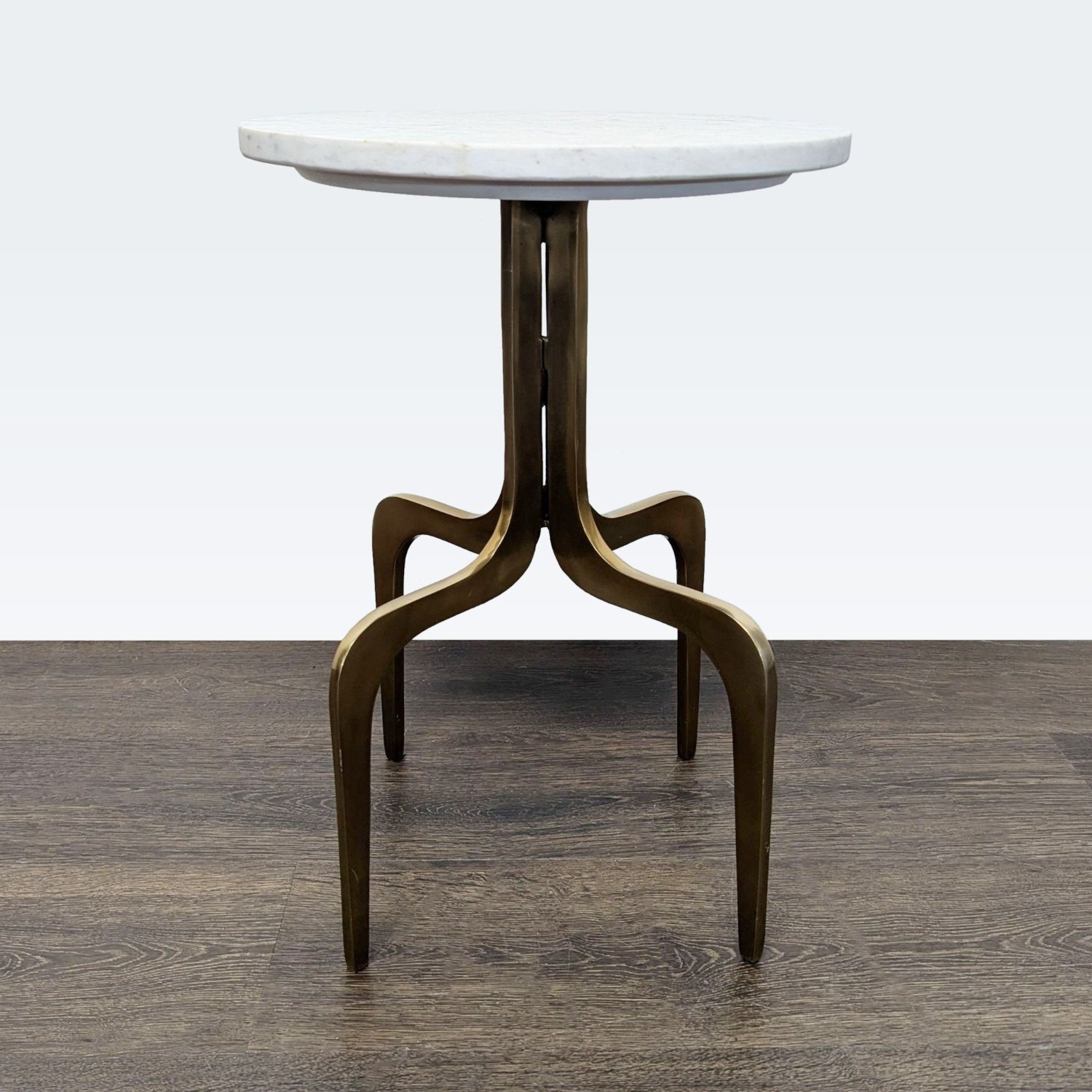 CB2 Dorset Marble Side Table - image-7