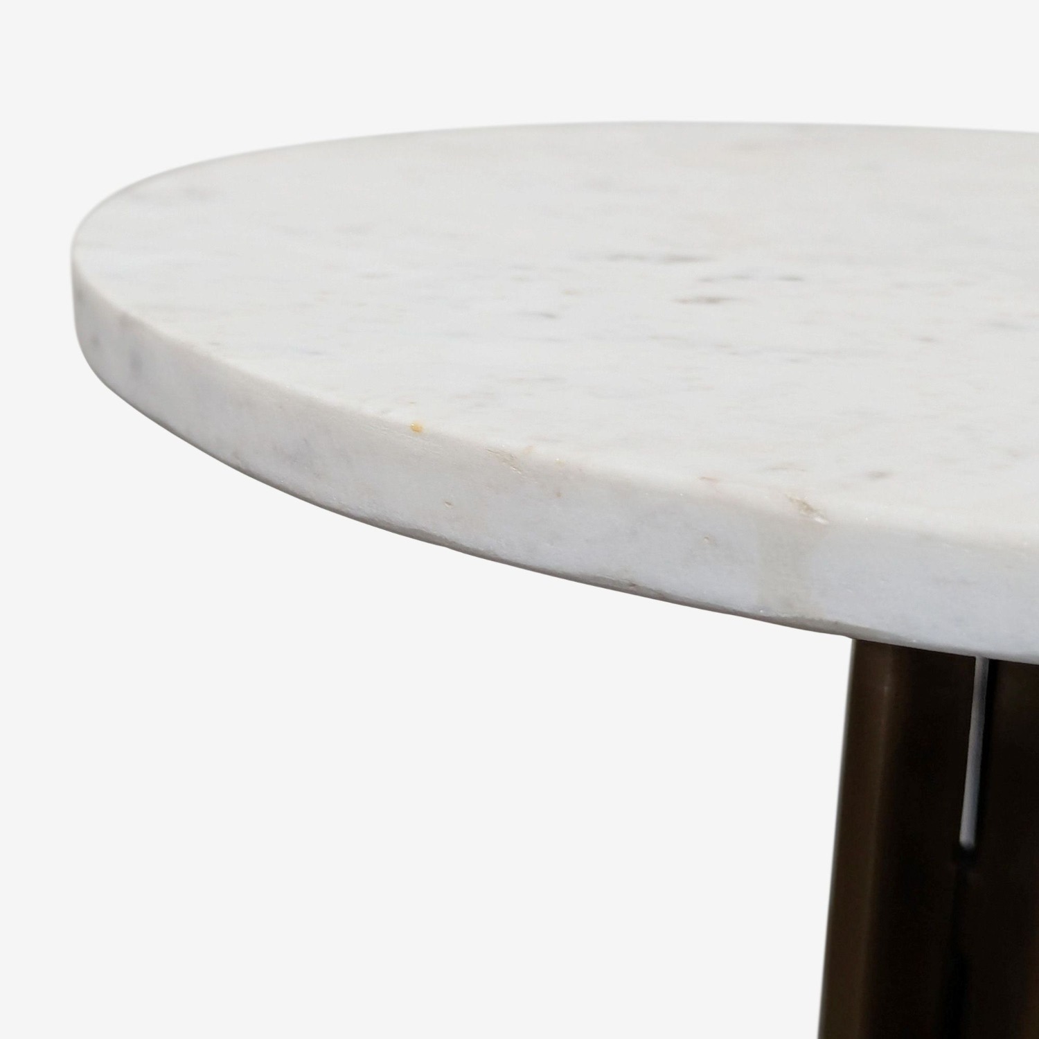 CB2 Dorset Marble Side Table - image-4