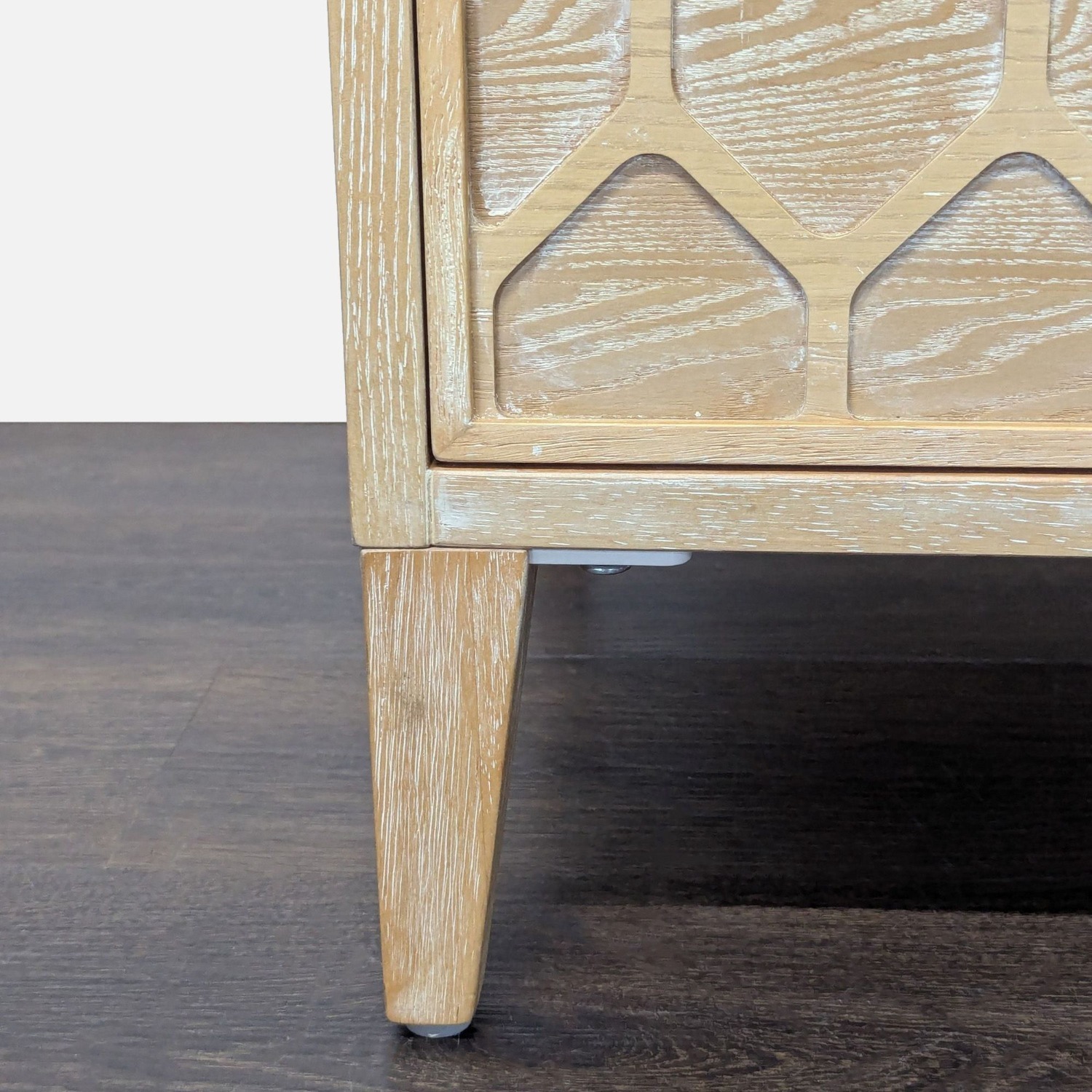 Anthropologie Textured Trellis Nightstand - image-2
