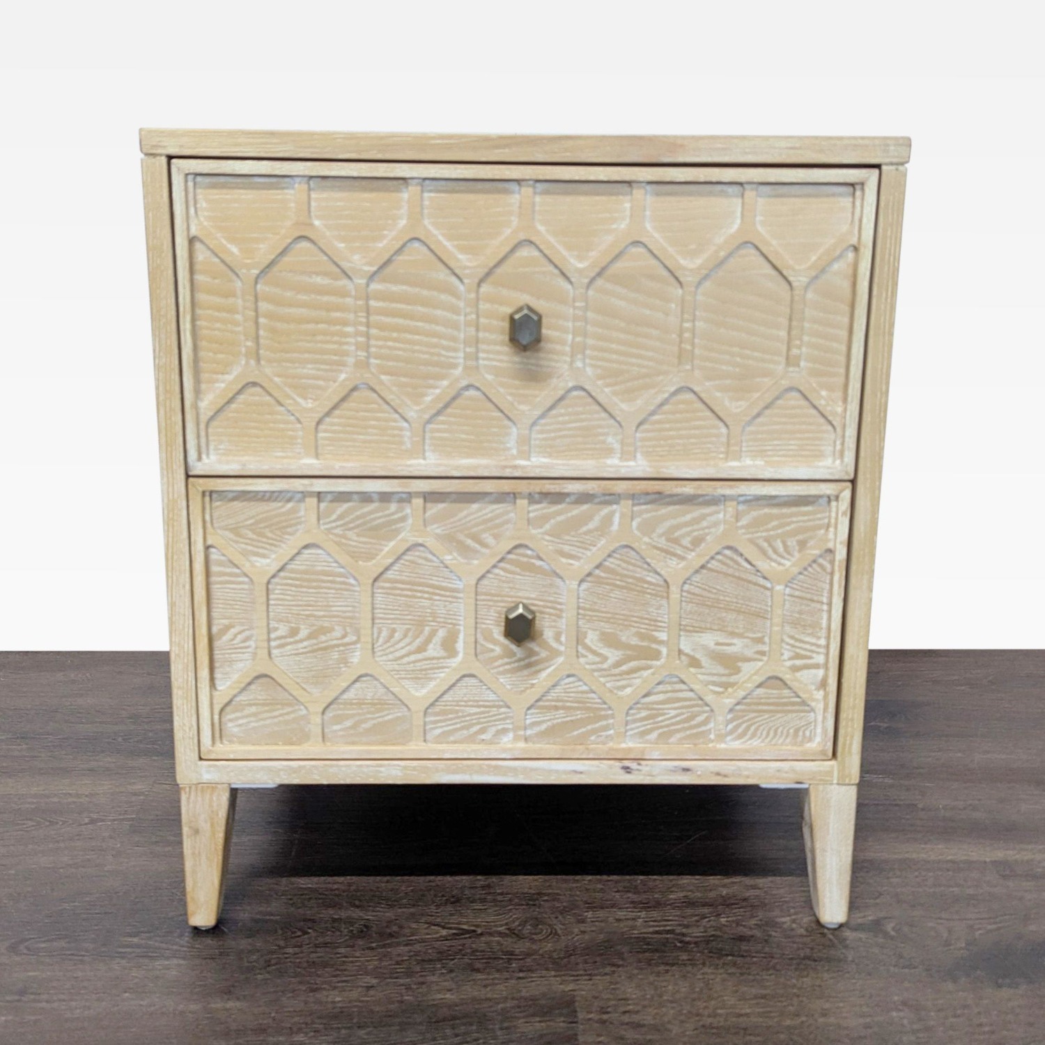 Anthropologie Textured Trellis Nightstand - image-8