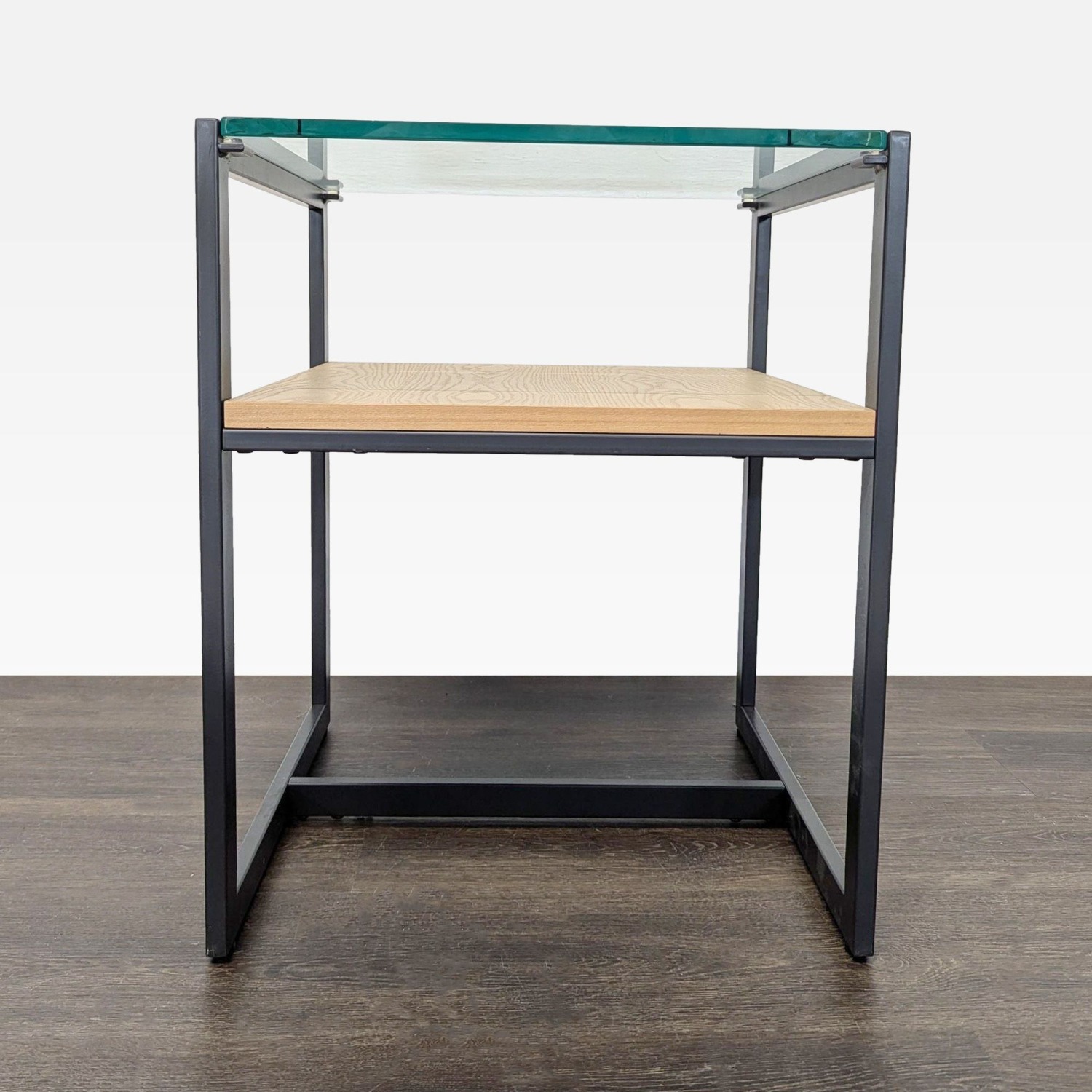 Two Tier Metal End Table - image-7