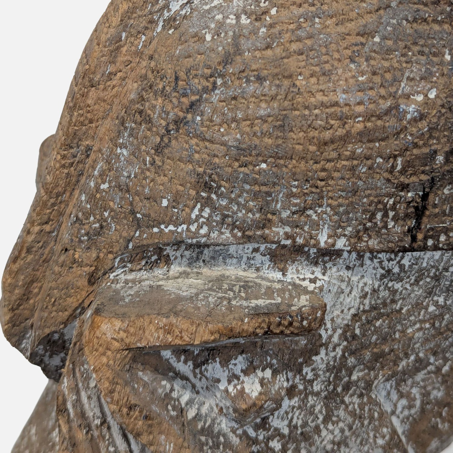 Monumental Hand-Carved African Style Wood Figure  - image-5