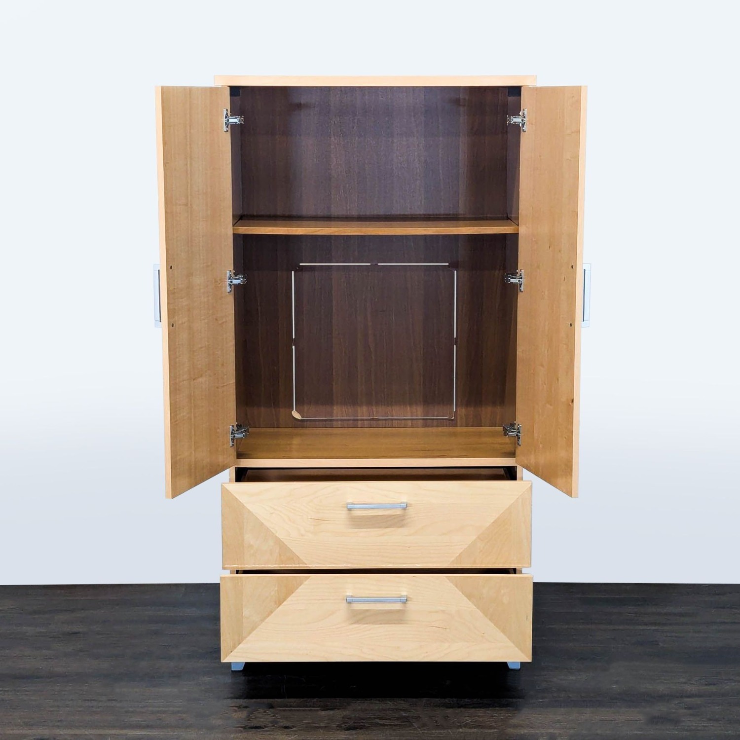 Alf Italia Two Drawer Entertainment Armoire - image-10