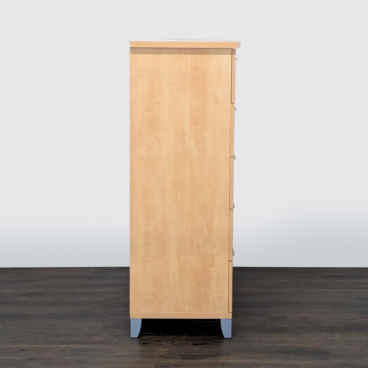 Alf Italia Contemporary 5-Drawer Light Wood Dresser - image-7