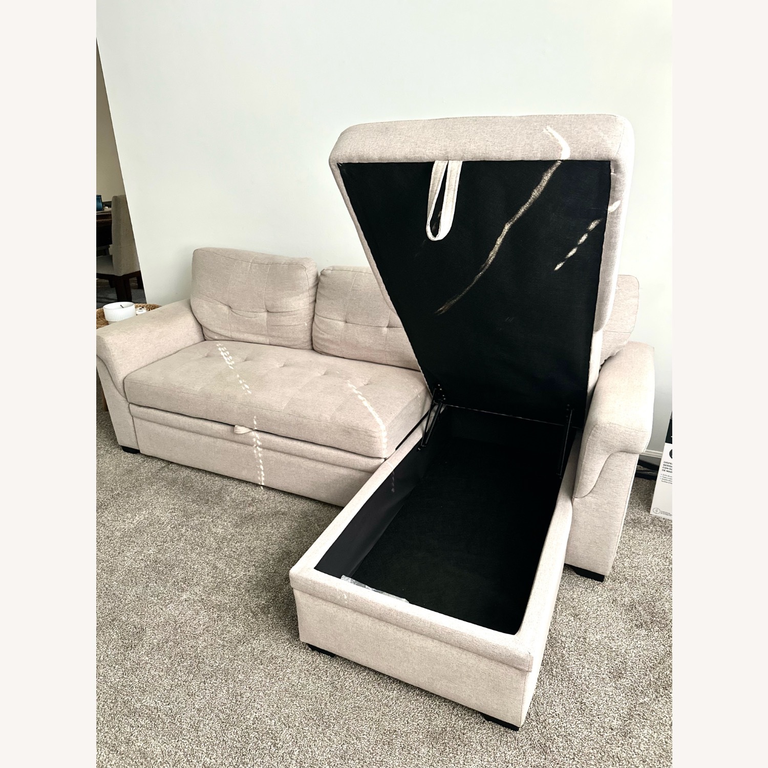 Sectional Sleeper Sofa with Storage Chaise - image-4